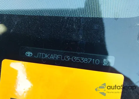 2017 Toyota Prius Four from USA, damaged, VIN JTDKARFU3H3538710